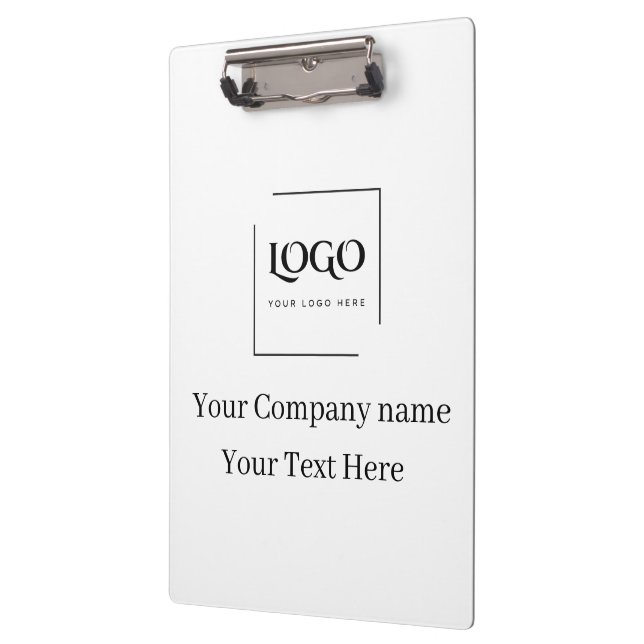 Pranchetas Modelo de logotipo personalizado elegante (Esquerda)