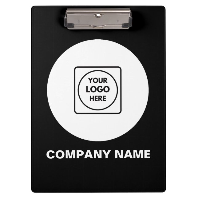 Pranchetas Modern Cool Corporate Logo clipboard (Frente)
