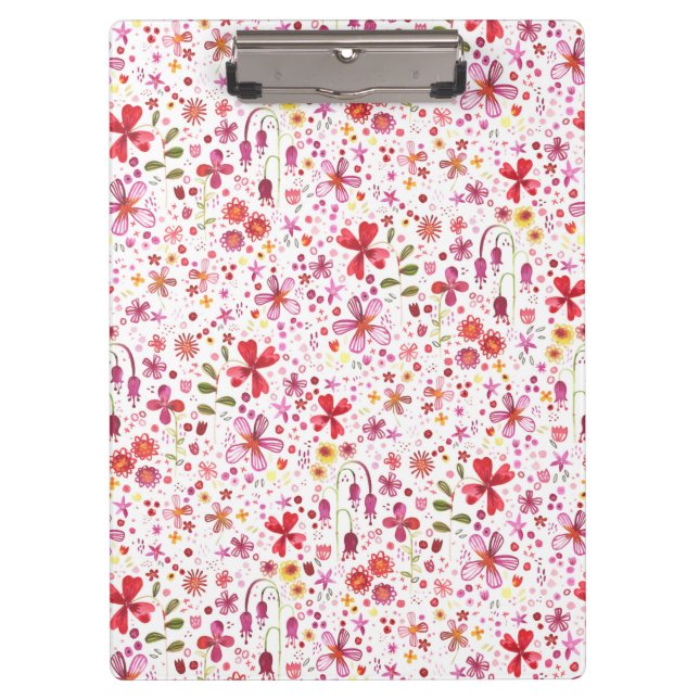 Pranchetas Modern Floral Watercolor (Frente)