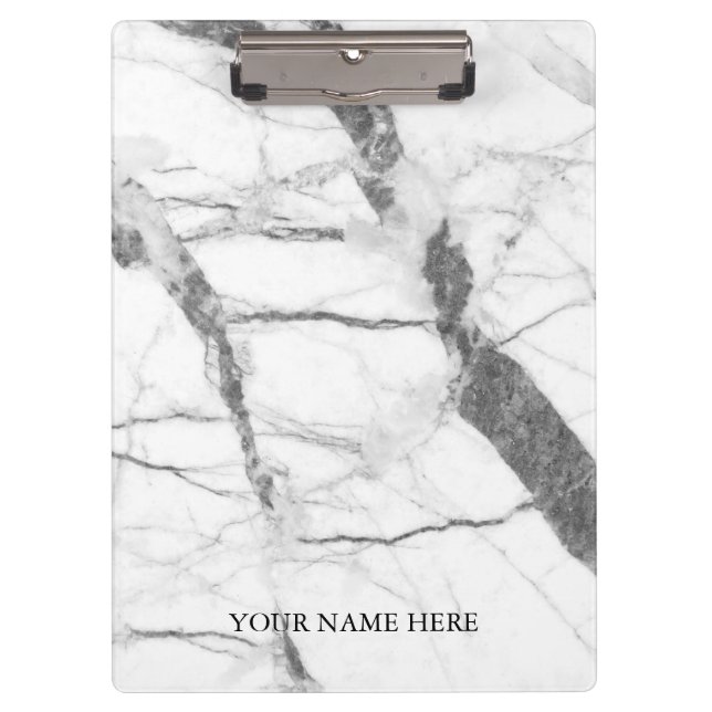 Pranchetas Modern Marble Designer Personalizado (Frente)