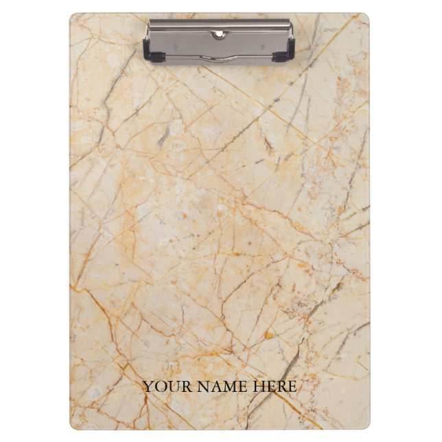 Pranchetas Modern Marble Designer Personalizado (Frente)