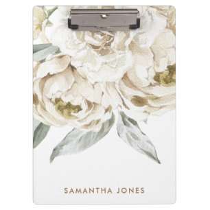 Pranchetas Moderna Minimalista Peonie Floral