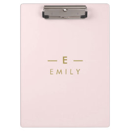 Pranchetas Moderne Minimaliste Rose Personnalisé