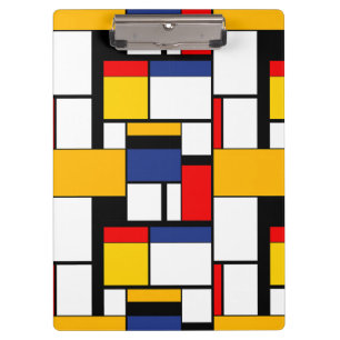 Pranchetas Moderno da Composição Geométrica Minimalista Mondr
