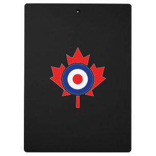 Pranchetas Modificação canadense CANADÁ de Roundel da folh
