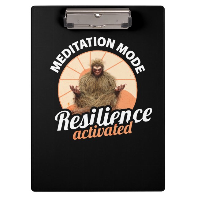 Pranchetas Modo Meditação Bigfoot Resiliência Ativada (Frente)