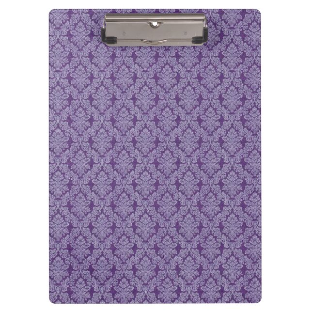 Pranchetas Mola têxtil de enfeite em roxo (Frente)