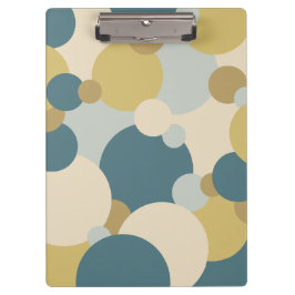 Pranchetas Moléculas amarelas azuis Área de Transferência