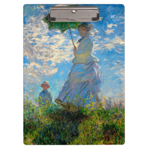Pranchetas Monet Mulher Guarda-Sol Impressionismo