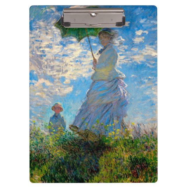 Pranchetas Monet Mulher Guarda-Sol Impressionismo (Frente)