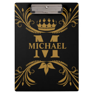 Pranchetas Monograma e Nome Personalizados da Vintage