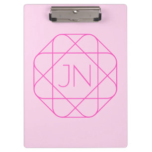 Pranchetas Monograma legal, Estilo do logotipo da anca Rosa