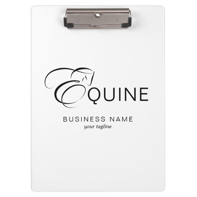 Pranchetas Monograma - Letra E Cavalo (Frente)
