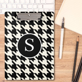 Pranchetas Monograma preto e branco clássico de som sonoro