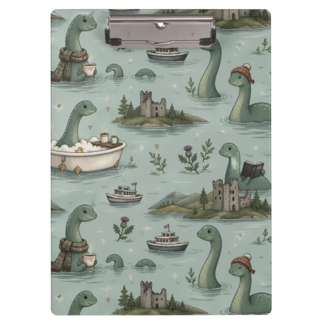 Pranchetas Monstro do Lago Ness (Frente)