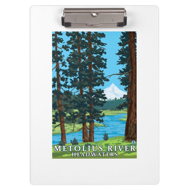 Pranchetas Montante do rio de Metolius, Oregon (Frente)