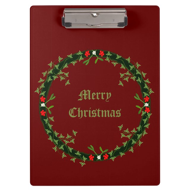 Pranchetas Morte de Natal Gótica Personalizada (Frente)