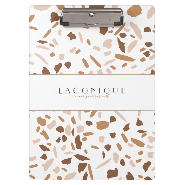 Pranchetas Mosaico Beige Terrazzo minimalista (Frente)