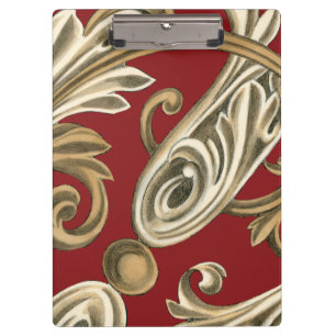 Pranchetas Motif Botânico Elegante com Folhagem de Tan