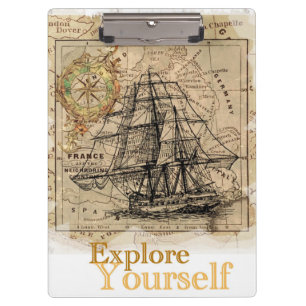 Pranchetas Motivação da Cota de Autoaperfeiçoamento Elegante