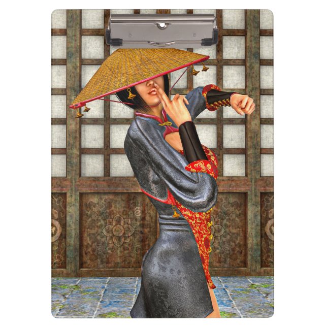 Pranchetas Mulher da Batalha Asiática (Frente)