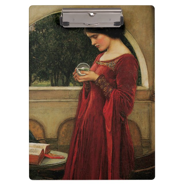 Pranchetas Mulher da Bola de Cristal Pintura de Waterhouse (Frente)