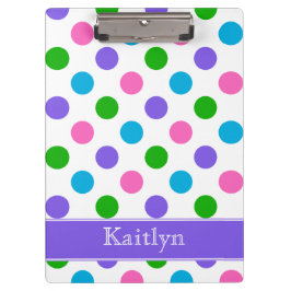 Pranchetas Multi bolinhas da cor personalizadas