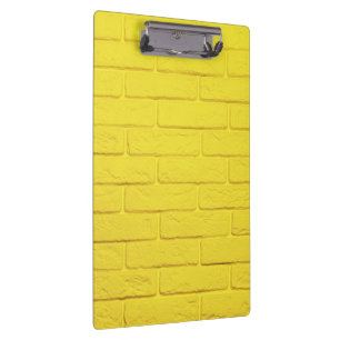 Pranchetas muro amarelo