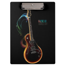 Pranchetas música guitare em