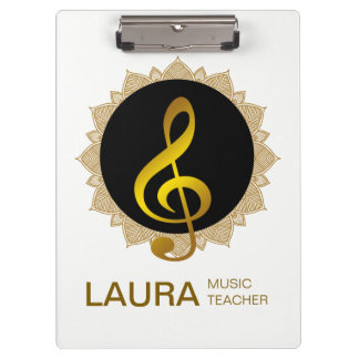 Pranchetas Músico Professor Dourado Piano Keyboard Músico DJ