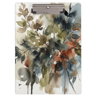 Pranchetas Muted Forest Watercolor