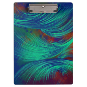Pranchetas Na moda Green Blue Abstrato