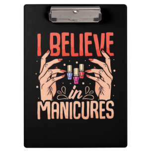 Pranchetas Nail Tech Acredita Em Manicuras