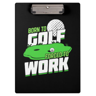 Pranchetas Nascer Para Golfe Forçado A Trabalhar