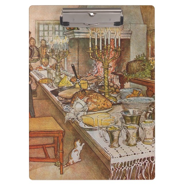Pranchetas Natal Eve Carl Larsson 1904 (Frente)