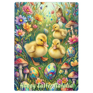 PRANCHETAS NATALIA ~ HAPPY EASTER ~ EASTER DUCKLINGS ~ 