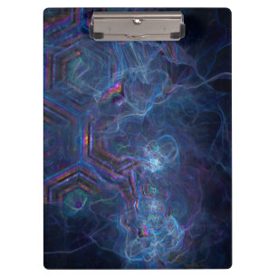 Pranchetas Nebulosa Fractal abstrato e Morph Geométrico