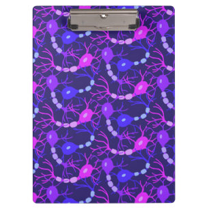 Pranchetas Neurônios Conectados Neon Roxo