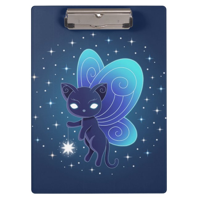 Pranchetas Night Star Fairy Pixie Cat (Frente)