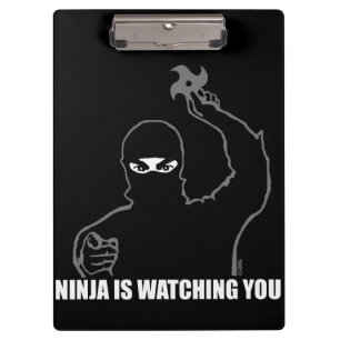 Pranchetas Ninja está olhando-o
