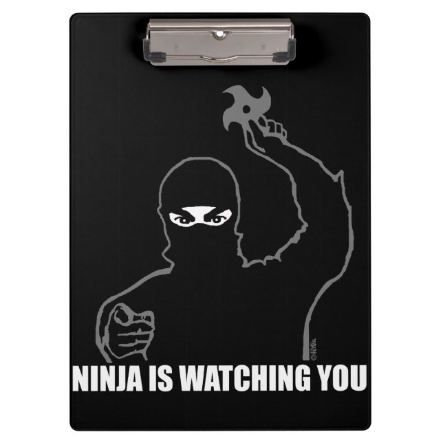 Pranchetas Ninja está olhando-o (Frente)