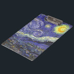 Pranchetas Noite Estrelada por Vincent van Gogh<br><div class="desc">Noite Estrelada, de Vincent van Gogh, é uma antiga pintura de paisagem urbana pós-impressionista de arte fina, apresentando uma vista de Saint Remy, França, do asilo de Van Gogh. O céu noturno está rodopiando com nuvens com uma lua crescente brilhante e estrelas brilhantes sobre a pitoresca vila. A Noite Estrelada...</div>