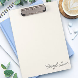 Pranchetas Nome da Caligrafia Simples Elegante de Leitura Bra