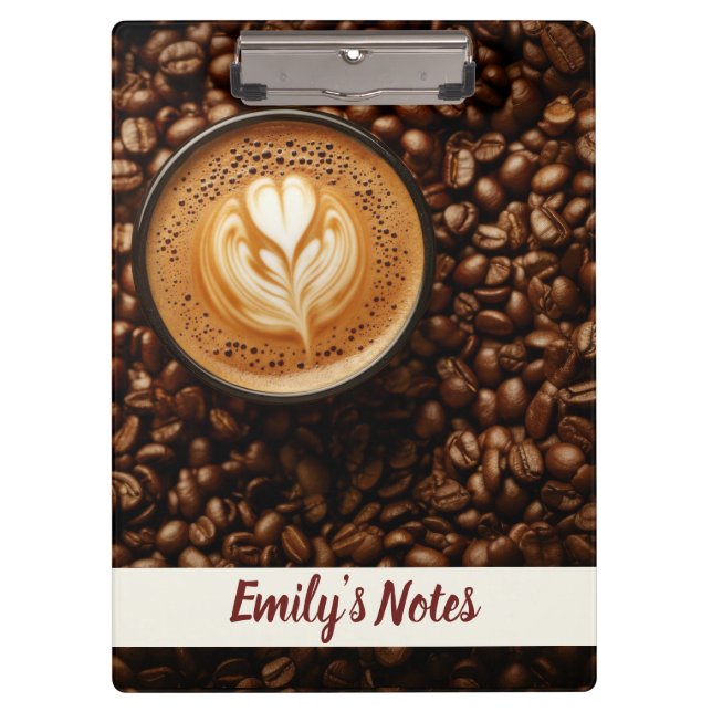 Pranchetas Nome da Hora do Café (Frente)