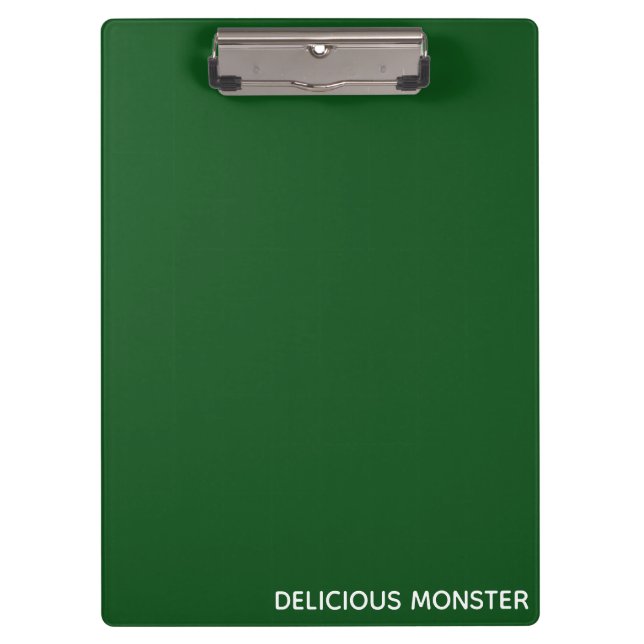 Pranchetas Nome de cor verde do Monster delicioso (Frente)