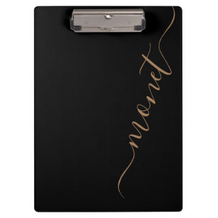 Pranchetas Nome de Script Manuscrito Simples Personalizado