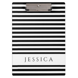 Pranchetas Nome do Padrão Striped Preto E Branco