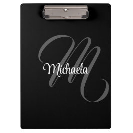 Pranchetas Nome inicial do monograma moderno minimalista