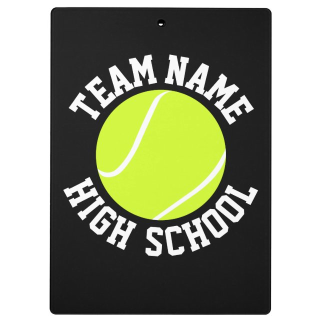 Pranchetas Nome personalizado da equipe e esportes coloridos  (Verso)