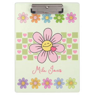 Pranchetas Nome Personalizado do Sorriso de Flor Feliz e Cujo